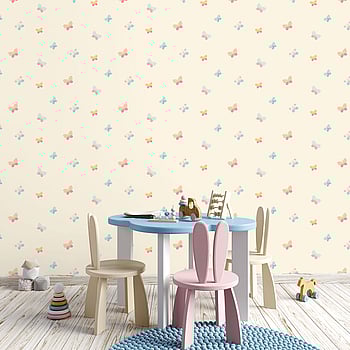 Galerie Wallcoverings Product Code G56007 - Just 4 Kids 2 Wallpaper Collection - Yellow Pink Blue Orange Colours -  