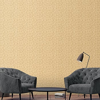 Galerie Wallcoverings Product Code G67703 - Special Fx Wallpaper Collection - Yellow Gold Colours -  