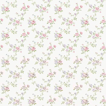 Galerie Wallcoverings Product Code G67896 - Miniatures 2 Wallpaper Collection - Pink White Green Purple Colours -  