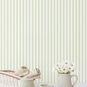 Galerie Wallcoverings Product Code G67910 - Miniatures 2 Wallpaper Collection - Green White Colours -  