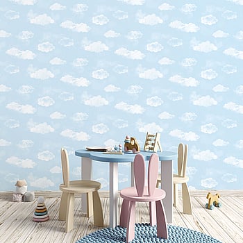 Galerie Wallcoverings Product Code G78359 - Tiny Tots 2 Wallpaper Collection - Sky Blue Colours -  