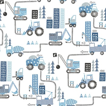 Galerie Wallcoverings Product Code G78360 - Tiny Tots 2 Wallpaper Collection - Blues Colours -  