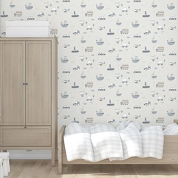 Galerie Wallcoverings Product Code G78417 - Tiny Tots 2 Wallpaper Collection - Greige Tan Colours -  