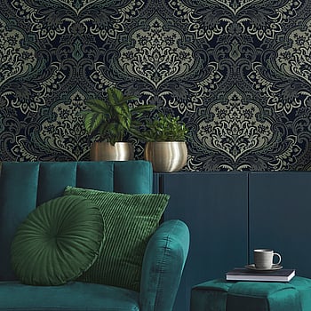 Galerie Wallcoverings Product Code TJ40700 - Mulberry Tree Wallpaper Collection - Black Colours -  