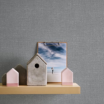 Galerie Wallcoverings Product Code WH30118 - Welcome Home Wallpaper Collection - Silver Grey Colours -  