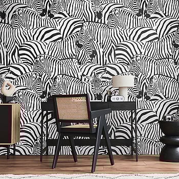 Galerie Wallcoverings Product Code WH45239M - Welcome Home Murals Wallpaper Collection - Black, White Colours -  