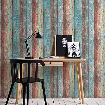 Galerie Wallcoverings Product Code WW22235 - Woods And Wicker Wallpaper Collection - Blue Multi-Colour Colours -  